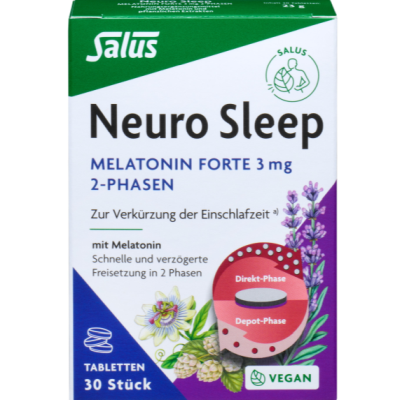 NEURO SLEEP Melatonin Forte 3mg 2-Phasen Tab.Salus