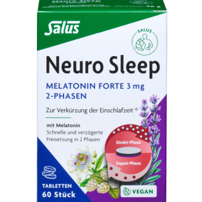 NEURO SLEEP Melatonin Forte 3mg 2-Phasen Tab.Salus