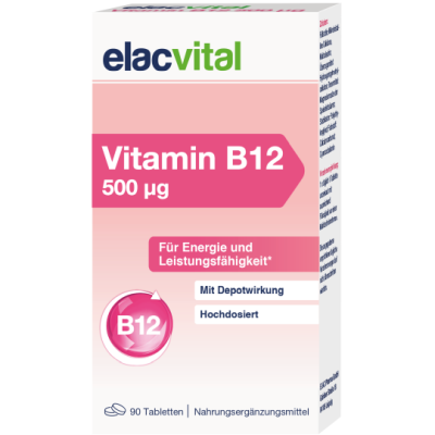 ELACVITAL Vitamin B12 500 µg Filmtabletten