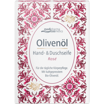 OLIVENÖL HAND- & Duschseife Rose