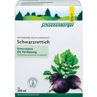 SCHWARZRETTICH Schoenenberger Heilpflanzensäfte