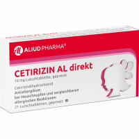 CETIRIZIN AL direkt Lutschtabletten