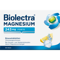 BIOLECTRA Magnesium 243 mg forte Zitrone Br.-Tabl.