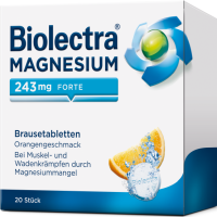 BIOLECTRA Magnesium 243 mg forte Orange Brausetab.