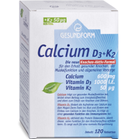 GESUNDFORM Calcium D3+K2 Tabletten