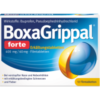 BOXAGRIPPAL forte Erkältungstab. 400 mg/60 mg FTA