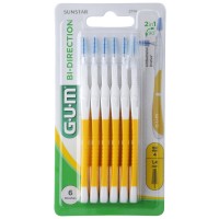 GUM Bi-Direction Interdentalb.1,4 mm gelb