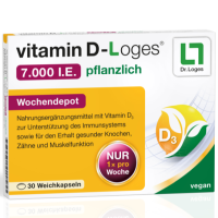 VITAMIN D-LOGES 7.000 I.E. pflanzlich Wochendepot