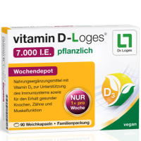 VITAMIN D-LOGES 7.000 I.E. pflanzlich Wochendepot