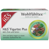 H&S Figurtee Plus mit Zink und Selen Filterbeutel