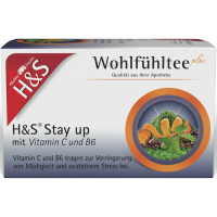 H&S Stay up mit Vitamin C und B6 Filterbeutel