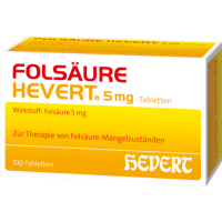 FOLSÄURE HEVERT 5 mg Tabletten