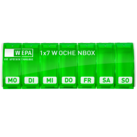 WEPA 1x7 Wochenbox UV-Schutz+ grün