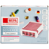 WEPA 7 Tage Compact Wochenmagazin weiß/pink