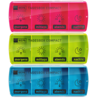 WEPA Tagesbox Compact farbig sortiert
