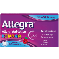 ALLEGRA Allergietabletten Kinder 10 mg Schmelztab.