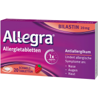 ALLEGRA Allergietabletten 20 mg Schmelztabletten