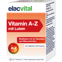 ELACVITAL Vitamin A-Z mit Lutein Filmtabletten