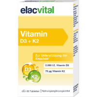 ELACVITAL Vitamin D3+K2 Tabletten