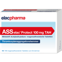 ASS elac Protect 100 mg TAH magensaftres.Tabletten