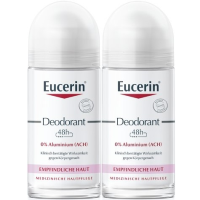 EUCERIN Deodorant Roll-on 0% Aluminium Doppelpack